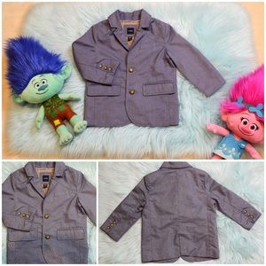 Baby Gap Boy's 3T Chambray Button Front Jacket